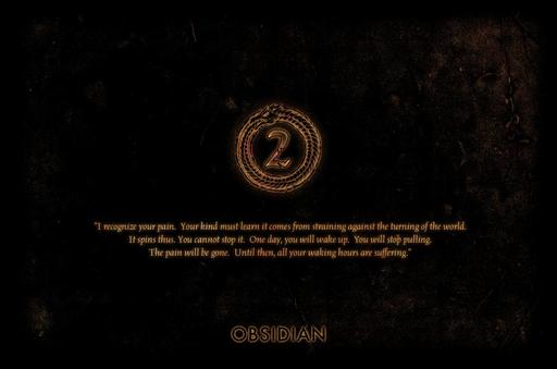 Новости - Обновление сайта Obsidian до анонса новой игры осталось 2 дня!