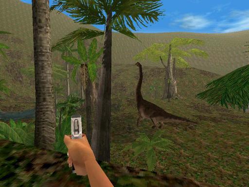 Jurassic Park: Trespasser - Динозавр от мира игр