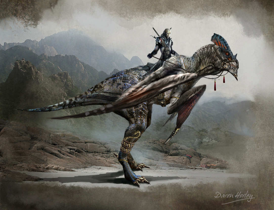 Динозавр фэнтези арт фото
