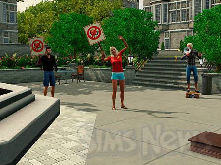 Новости - Навык стрит-арт в The Sims 3 Студенческая жизнь