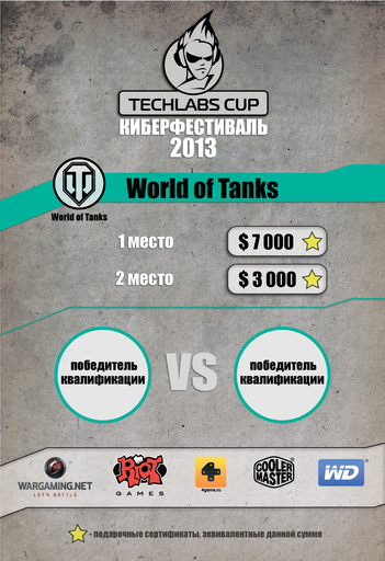 Киберспорт - TECHLABS CUP UA 2013: первые отборочные соревнования пройдут уже 10 августа!