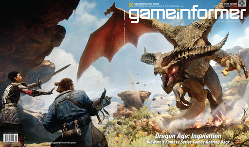 Dragon Age: Inquisition - Dragon Age: Inquisition и обложка Gameinformer + альфа - геймплей игры