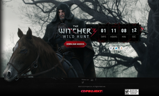 The Witcher 3: Wild Hunt - Новый CGI-трейлер после обратного отсчета на официальном сайте[Обновлено]