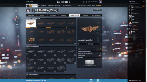 Battlefield 4 - Battlelog: Нововведения, изменения, дополнения