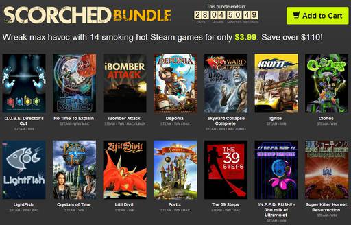Цифровая дистрибуция - Bundle Stars: The Scorched Bundle (14 Steam)