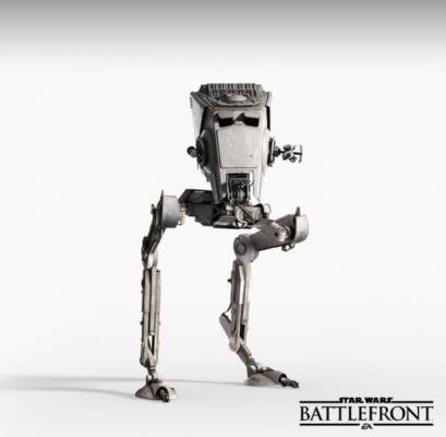 Новости - В Star Wars: Battlefront игроки смогут управлять двуногой боевой машиной AT-ST