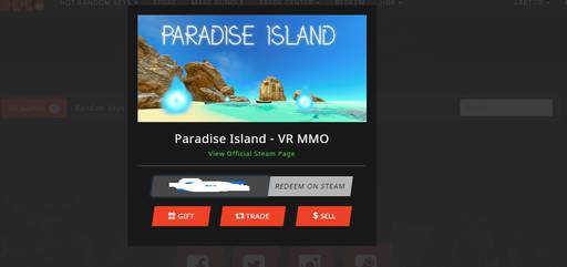 Цифровая дистрибуция - Халява от HRK Paradise Island - VR MMO