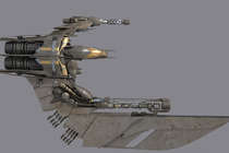 Star Citizen / Squadron 42. The Vault. Техника. Vanduul Fighter.