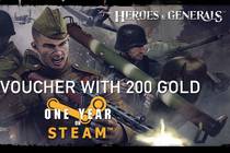 Heroes & Generals 200 gold steam free